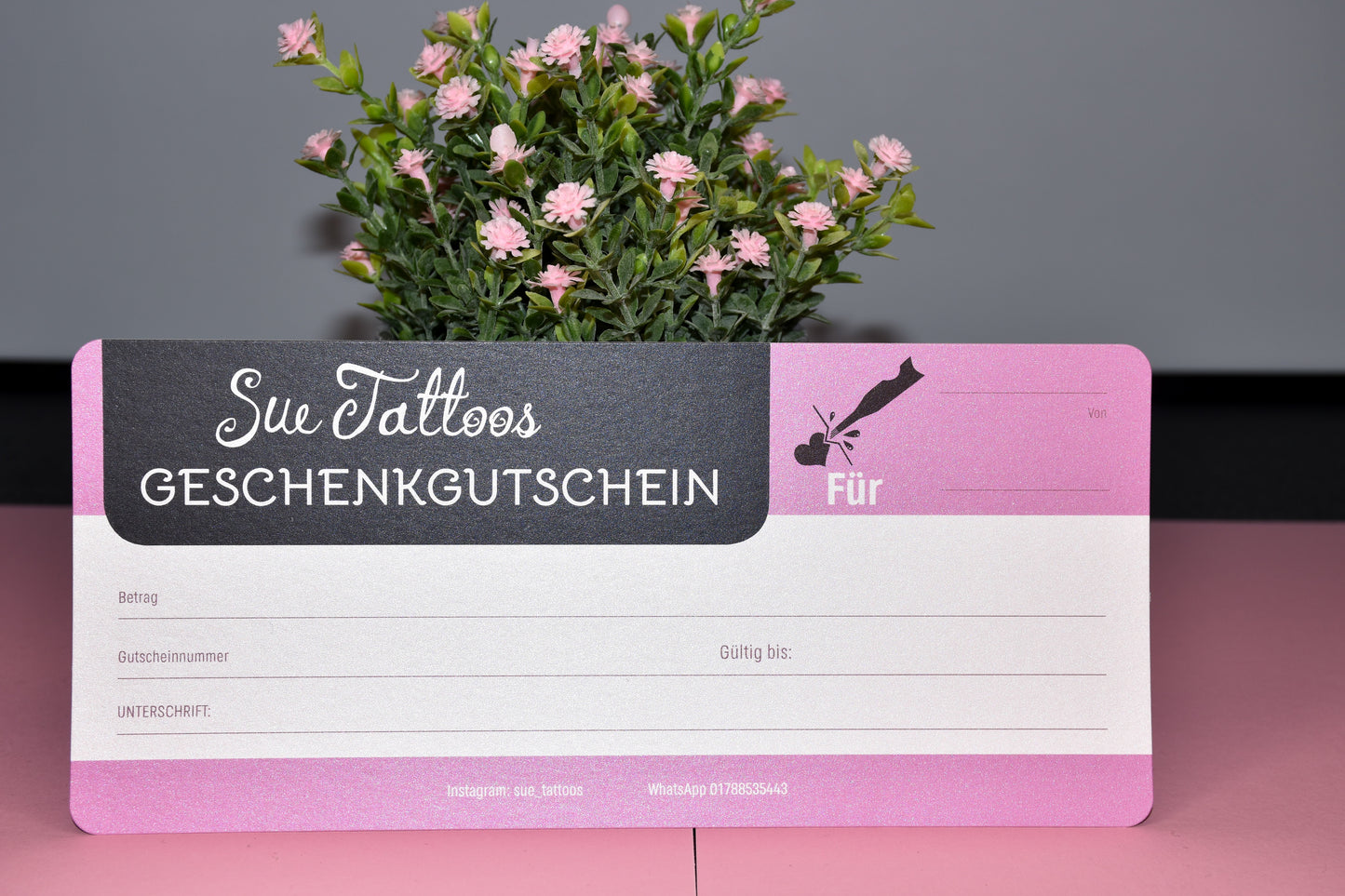 Tattoo Geschenkgutschein