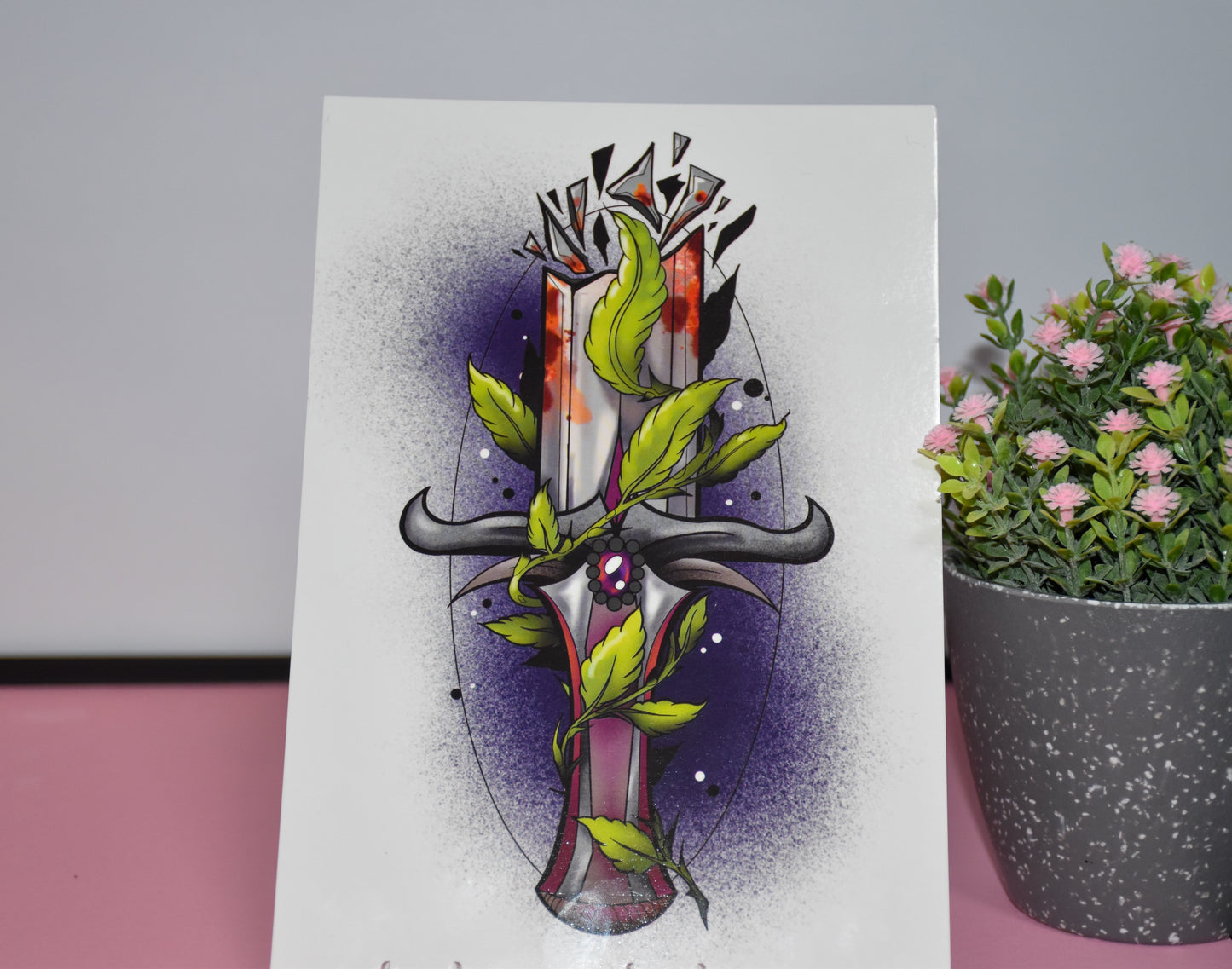 Print : “broken blade“