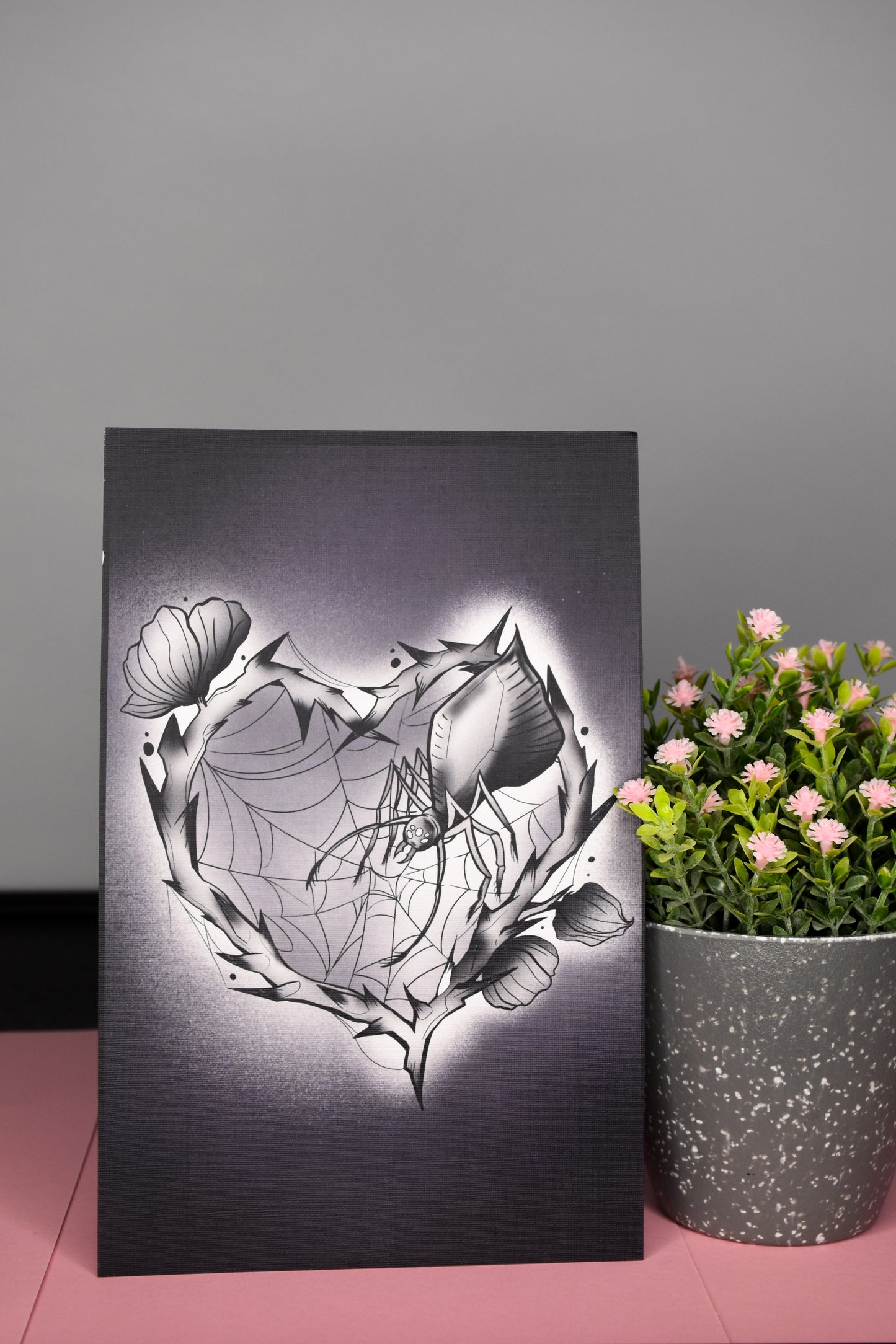 Mini Print „a spiders web“