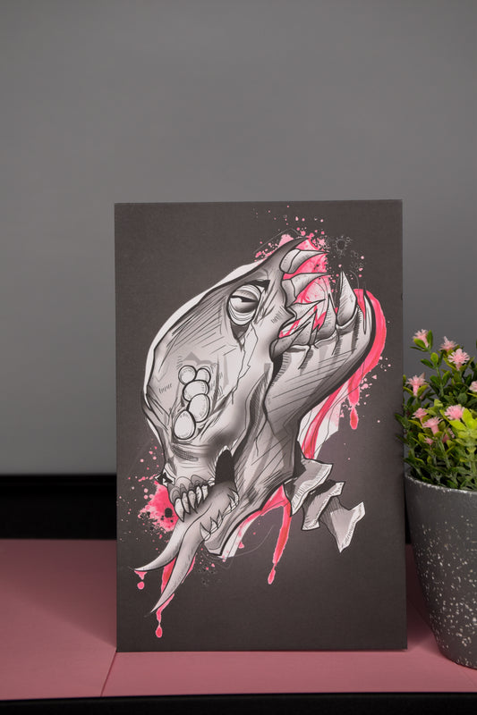 Mini Print "my anxiety monster is cute"