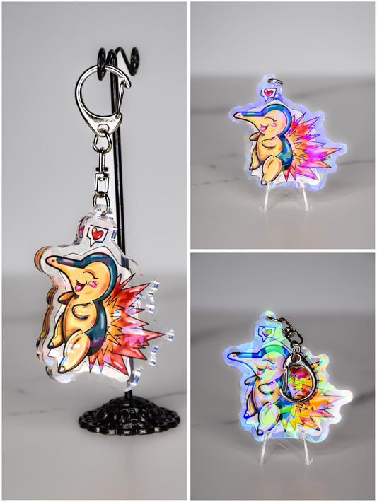 Acrylic Keychain Poké Feurigel
