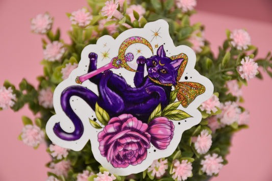 Sticker - Fairy sparkle glitter effect:" Luna"