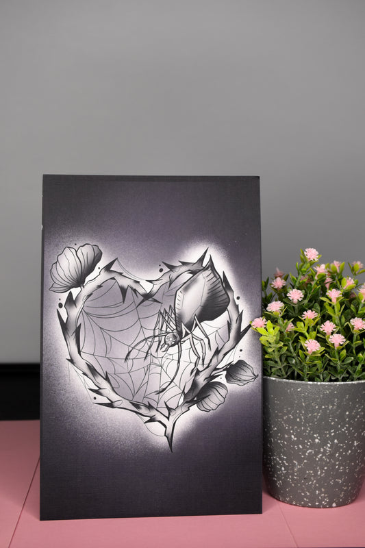 Mini Print „a spiders web“